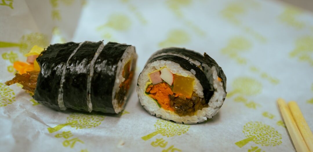 Kimbap (Koreaanse Rijstrollen)