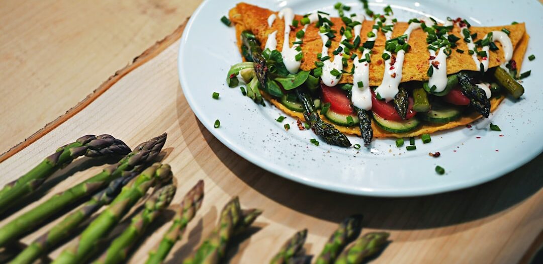 French Spring Asparagus Omelette