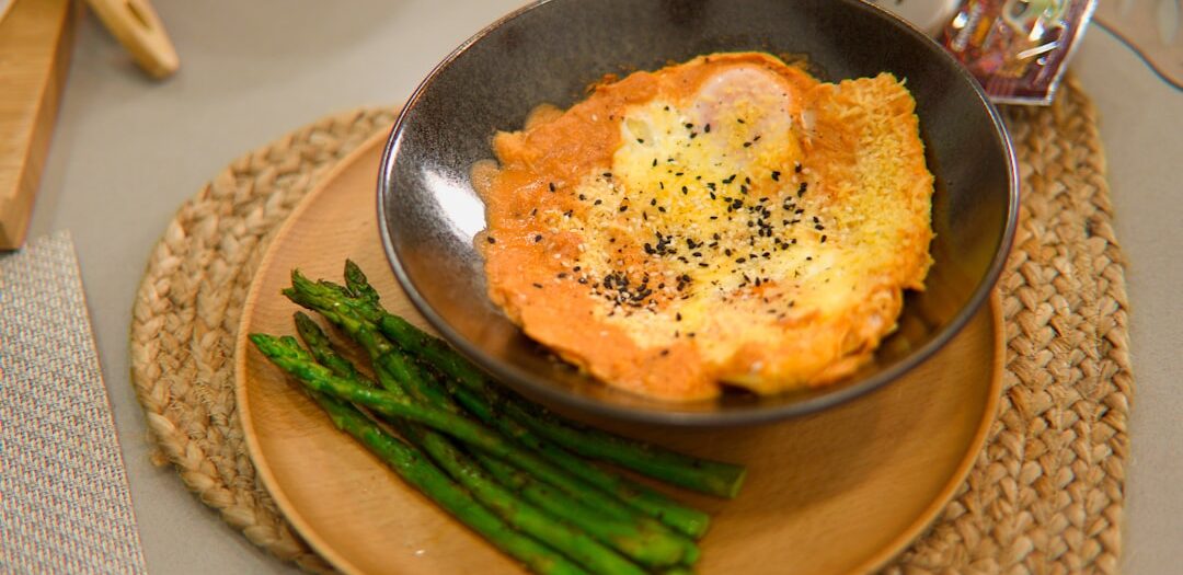 French Spring Asparagus and Cheese Omelette