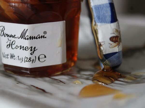 Msemen with Honey and Almonds