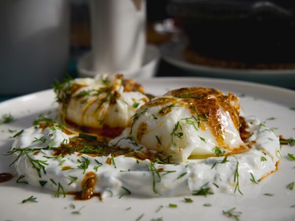 Zaatar Manakish with Labneh