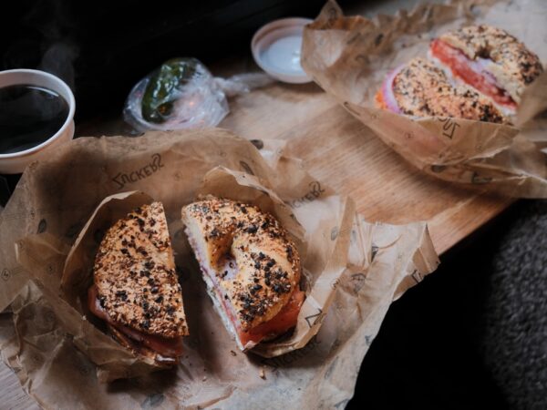 Smoked Salmon and Cream Cheese Sandwich
