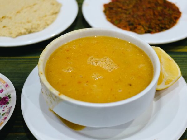 Turkish Lentil and Bulgur Soup