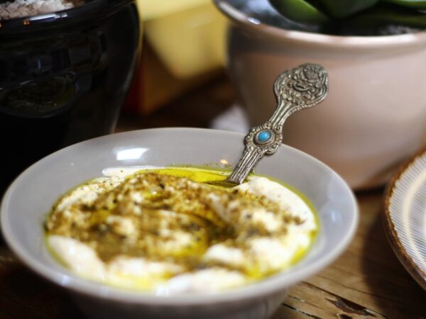 Labneh with Za’atar and Olive Oil