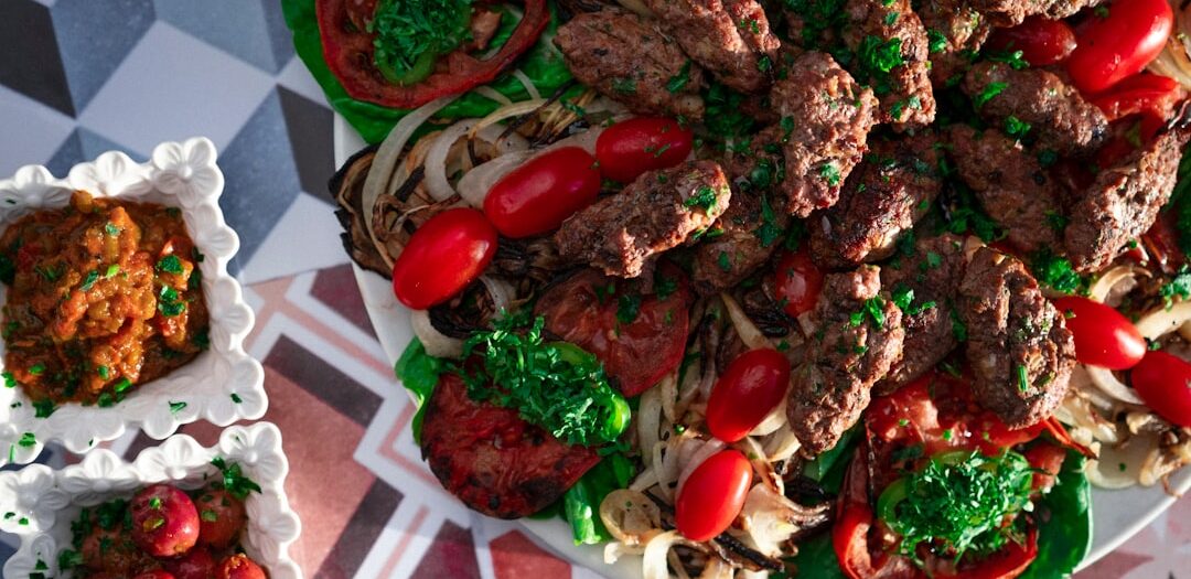 Moroccan Salad with Grilled Vegetables and Chermoula