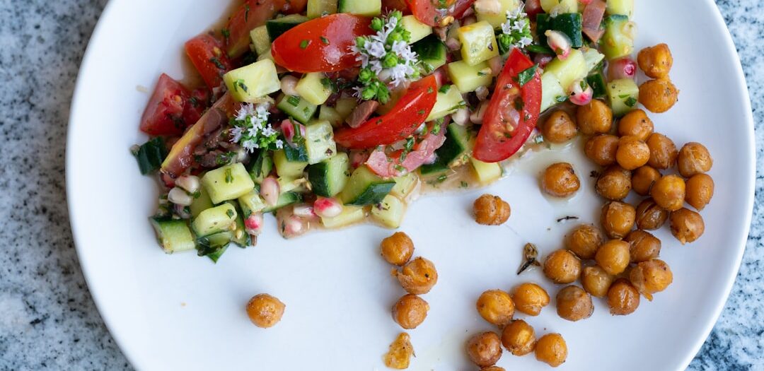 Moroccan Tomato and Chickpea Salad