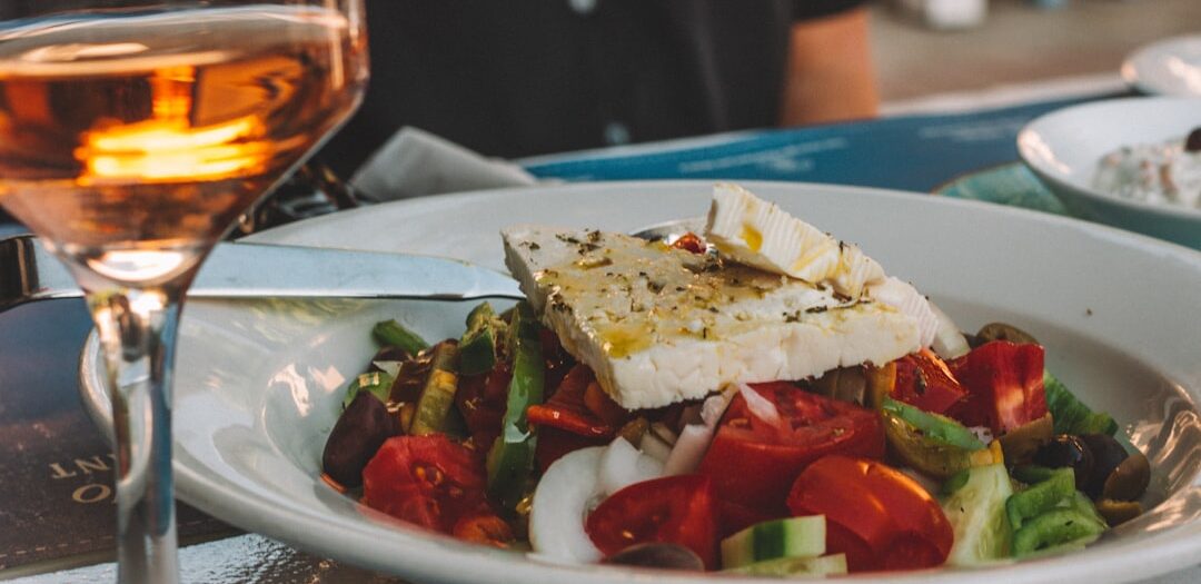 Greek Salad with Feta and Olives