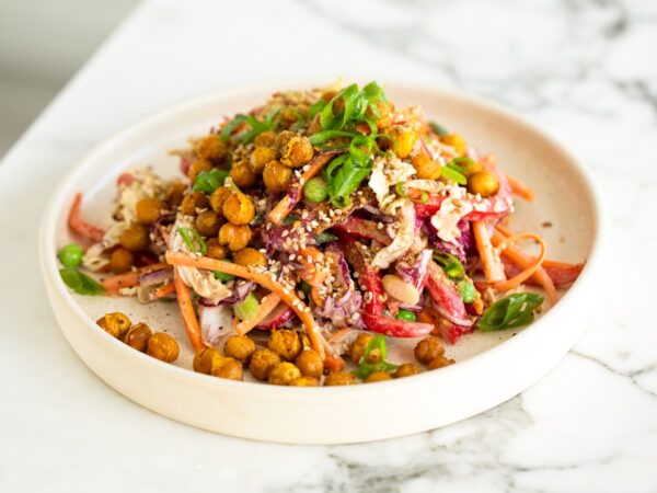 Moroccan Chickpea Salad with Preserved Lemon