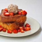 French Brioche French Toast with Berry Compote