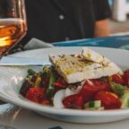 Greek Salad with Feta and Olives