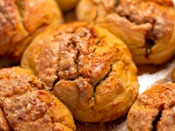Greek Yogurt Pastry with Honey and Walnuts
