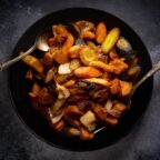 Autumn Vegetable and Chicken Soumen