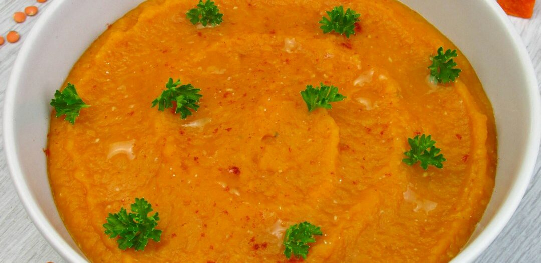 Turkish Red Lentil and Bulgur Soup